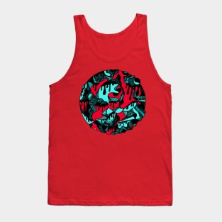 Turqred Circle of Drip Tank Top